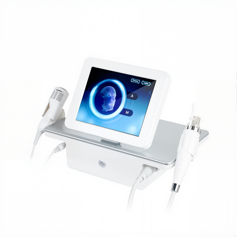Pro-Grade Microneedling System with Integrated Cryo-Therapy Handpiece