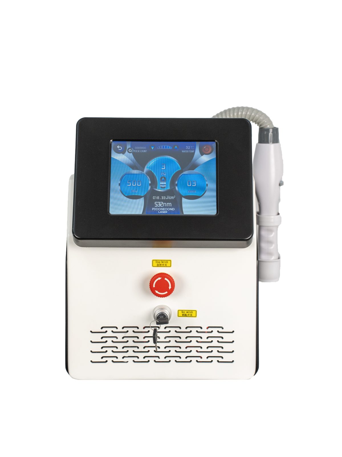 Portable Tri-Wavelength Diode Laser for Hair Reduction (755/808/1064nm)
